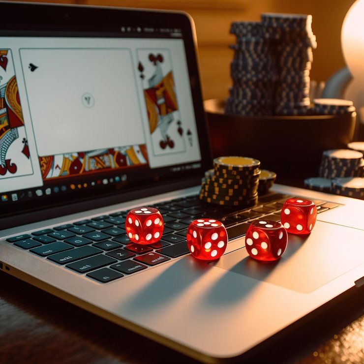 Layar bonus round permainan slot dengan simbol scatter dan animasi kemenangan di netral bet